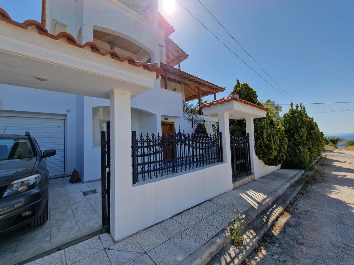 Pórto Ráfti Villa Liana : Luxury Villa With Fantastic Sea View, Near Airport מראה חיצוני תמונה