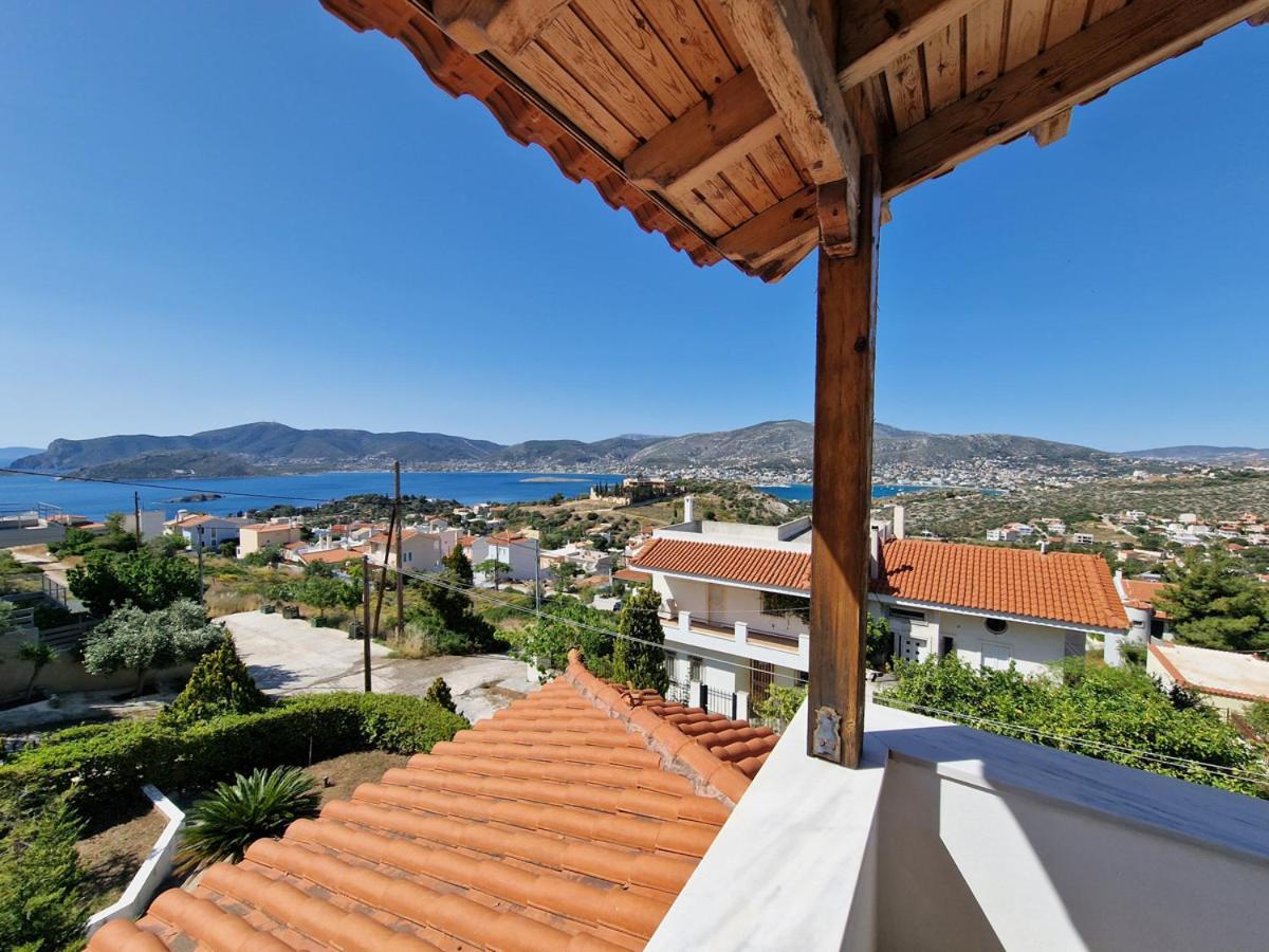 Pórto Ráfti Villa Liana : Luxury Villa With Fantastic Sea View, Near Airport מראה חיצוני תמונה
