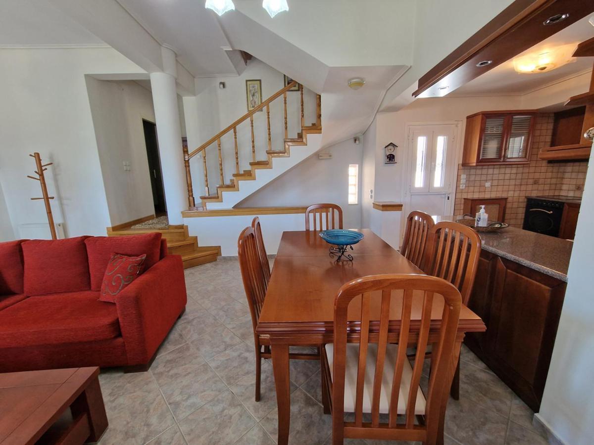 Pórto Ráfti Villa Liana : Luxury Villa With Fantastic Sea View, Near Airport מראה חיצוני תמונה